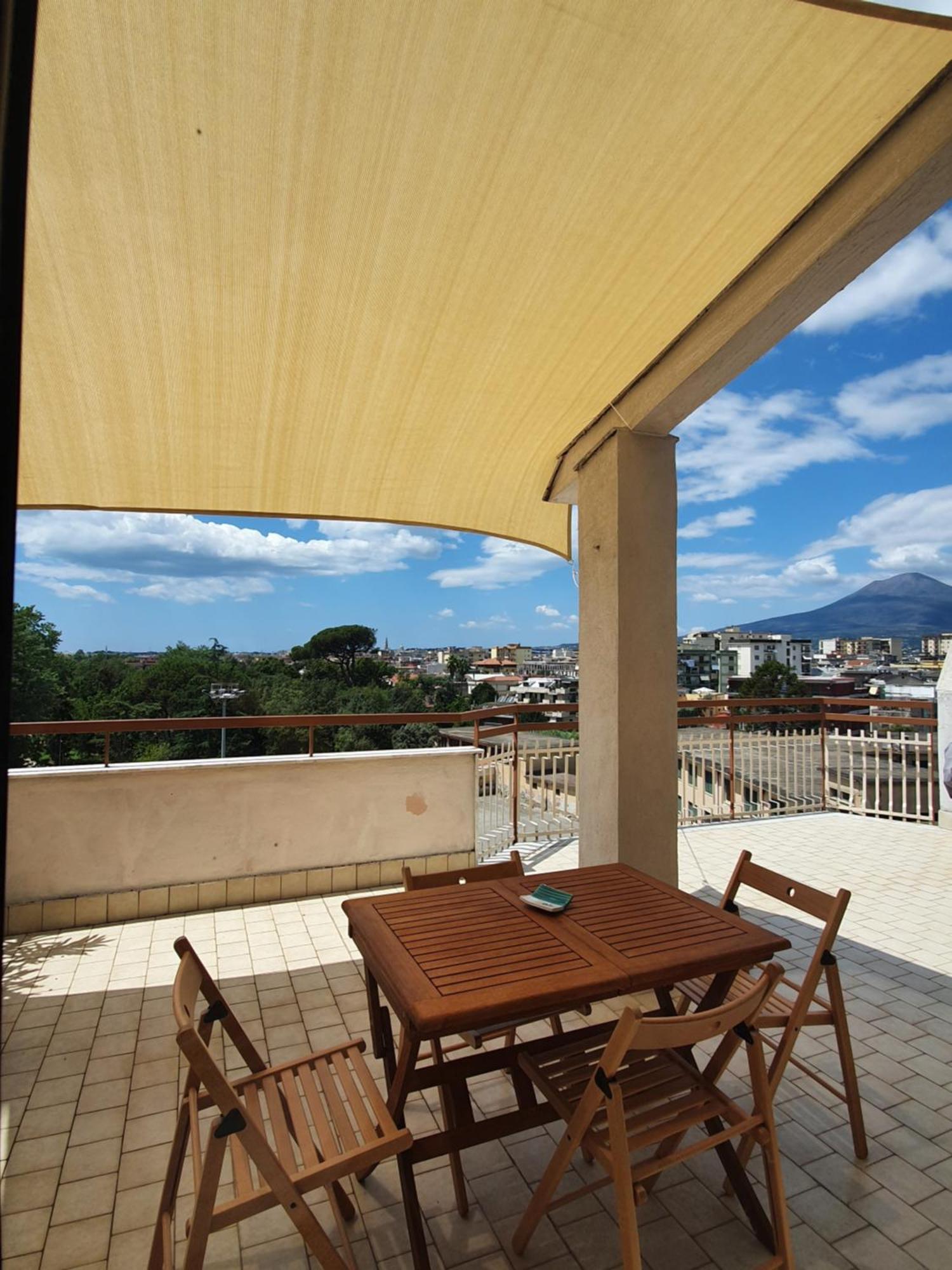 Apartament Renovated Loft With Vesuvio View Terrace Scafati Pokój zdjęcie